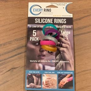 Every Ring 5pk Silicone Rings size:L